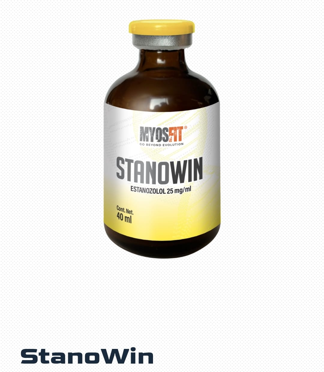 STANOWIN SUBLINGUAL - Estanozolol - Oral - 25mg/ml 40ml - Myosfit - Secado muscular extremo y definición total sin retención