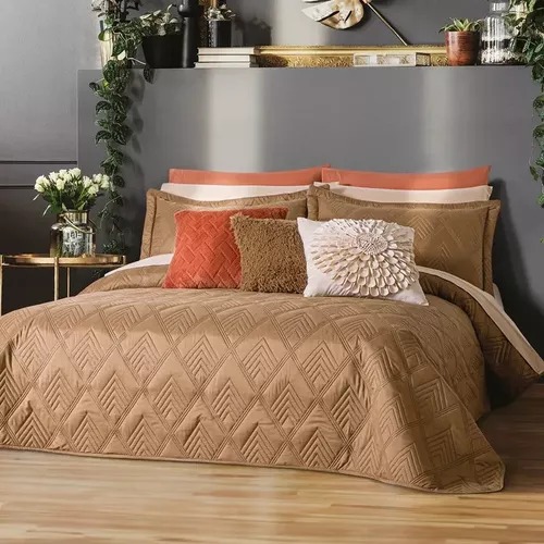 EDREDÓN NEO CARAMEL S/F KS/XL                            