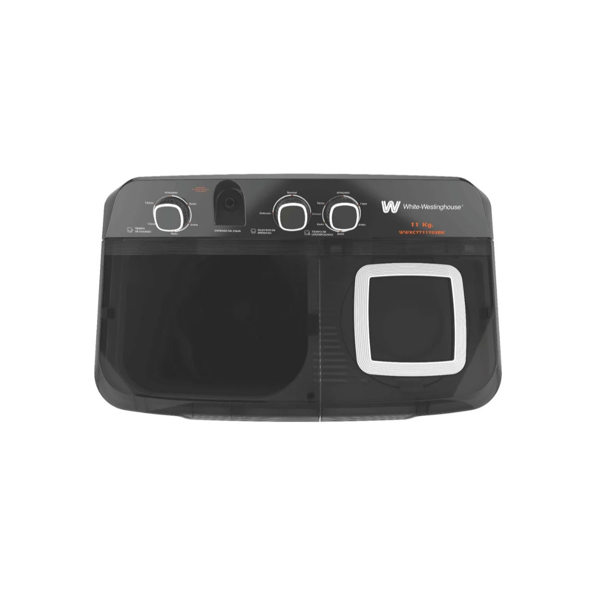 Lavadora Doble Tina White Westinghouse 11 Kilos Carga Superior Blanca WWXCTT11703BK