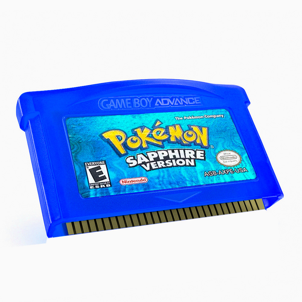 Pokémon Sapphire Gba Juego Físico En Caja Con Protección.