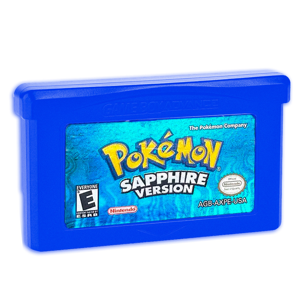 Pokémon Sapphire Gba Juego Físico En Caja Con Protección.