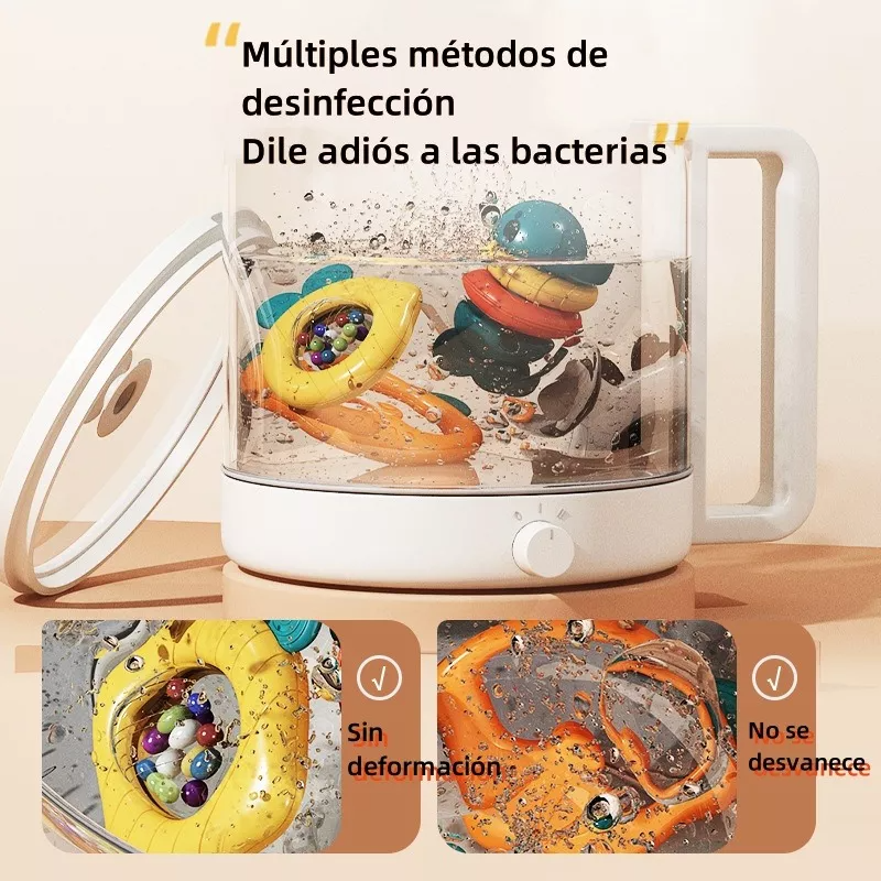 Juguetes De Sonajero Mordedor Molar Caja Trolley + 10 Piezas