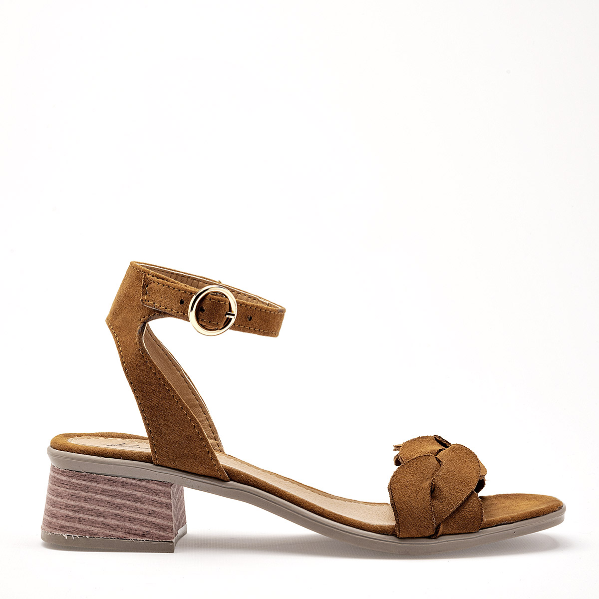 ZAPATILLA TACON 4 CM MUJER BEEN CLASS 18965 CAMEL DURAZNO 