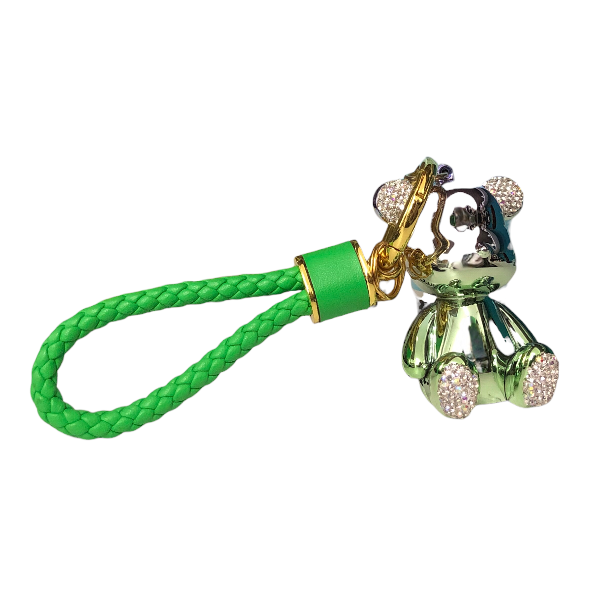 Llavero Colgante Osito Color Verde Brillante