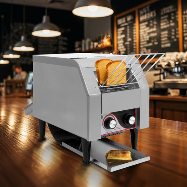 Tostadora Pan Electrica Industrial 150 Rebanadas 7 Vel Acero Gutstark Home