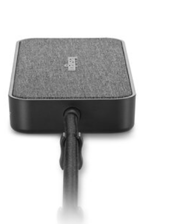 Kensington Docking Station K34020WW USB-C, 3x USB A/C, 1x HDMI, 1x VGA, 1x RJ-45, Negro/Gris