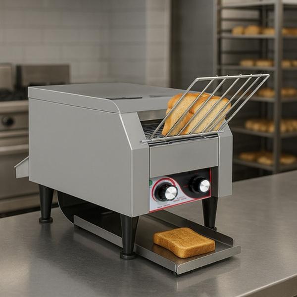 Tostadora Pan Electrica Industrial 150 Rebanadas 7 Vel Acero Gutstark Home