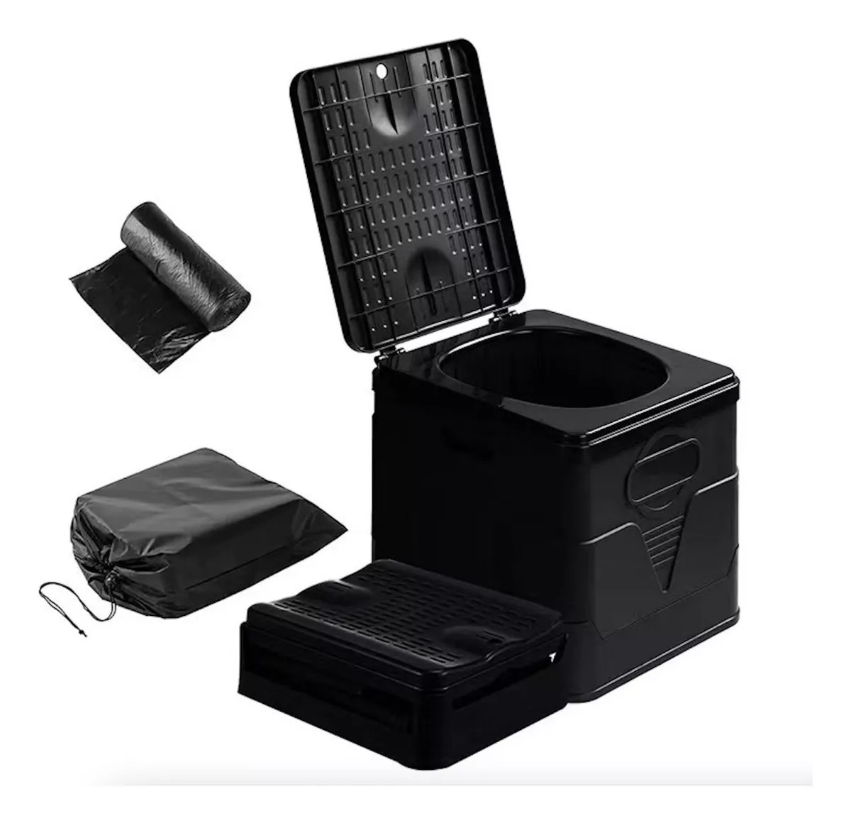 Inodoro Para Camping Plegable Baño Portátil Viaje Retráctil
