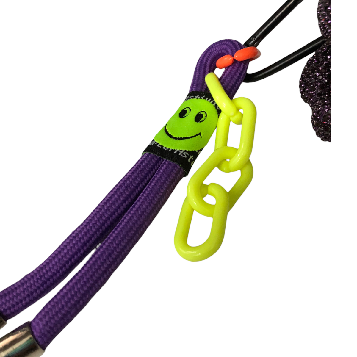 Llavero Pedrería Conejo Color Morado