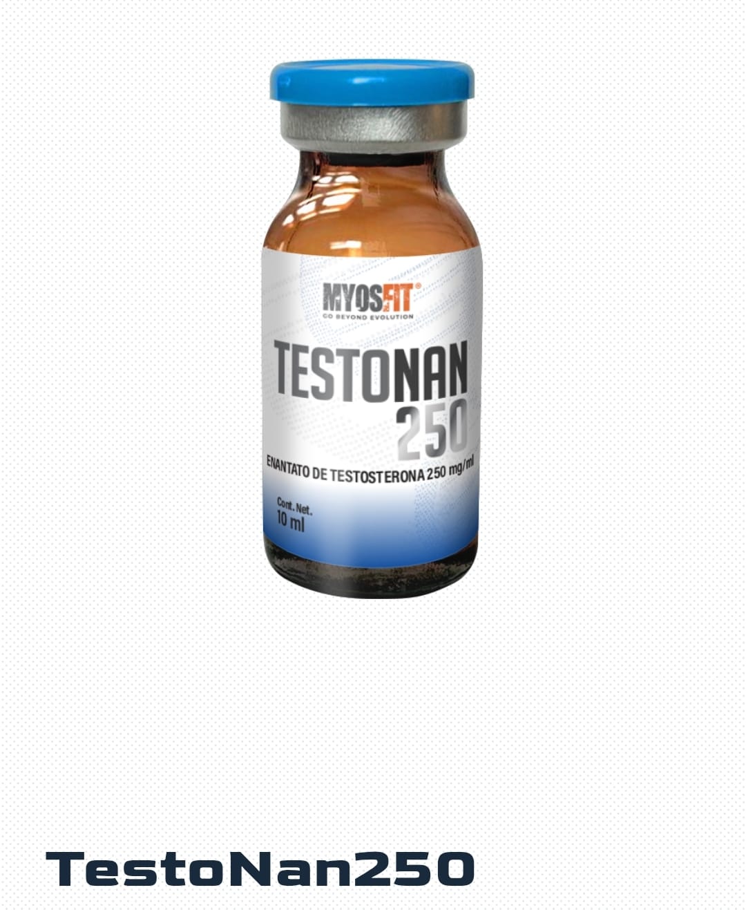 TESTONAN250 - Enantato de Testosterona - Inyectable - 250mg/ml 10ml - Myosfit - Masa continua y fuerza estable con efecto prolongado