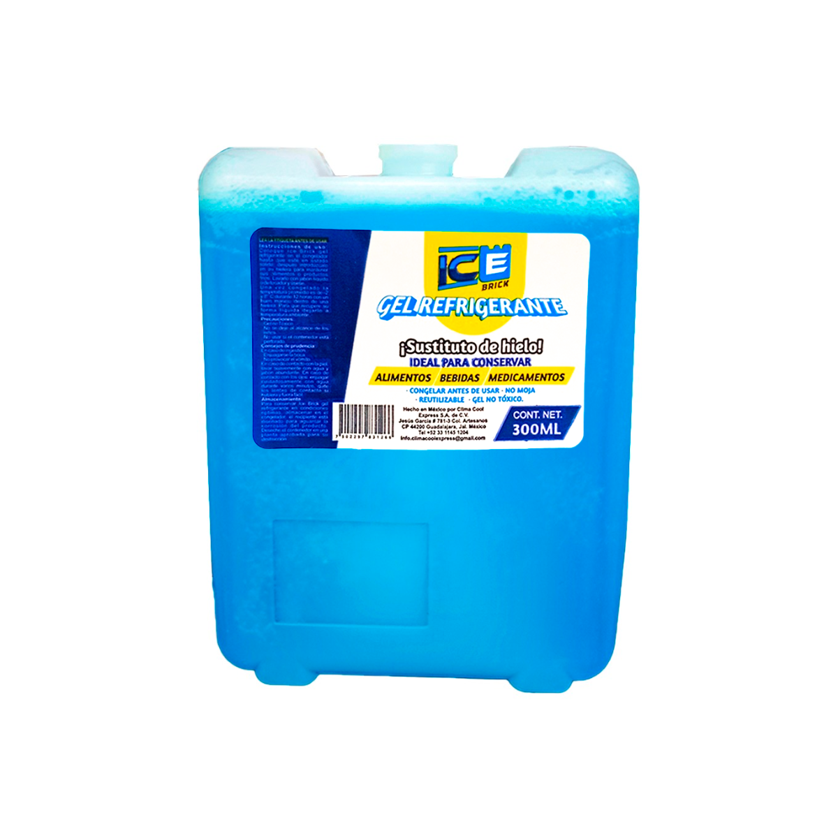 GEL Refrigerante ICE BRICK Susituto de Hielo 300ml
