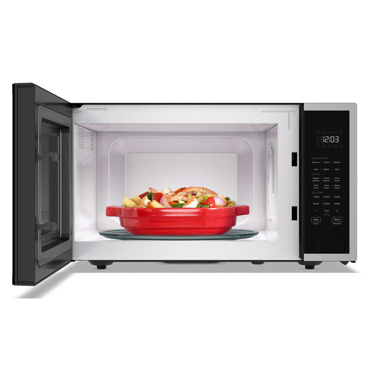 Microondas de Encimera KitchenAid KMCS324RPS 2.2 p³ Acero Inoxidable (Reemplaza KMCS3022GSS)
