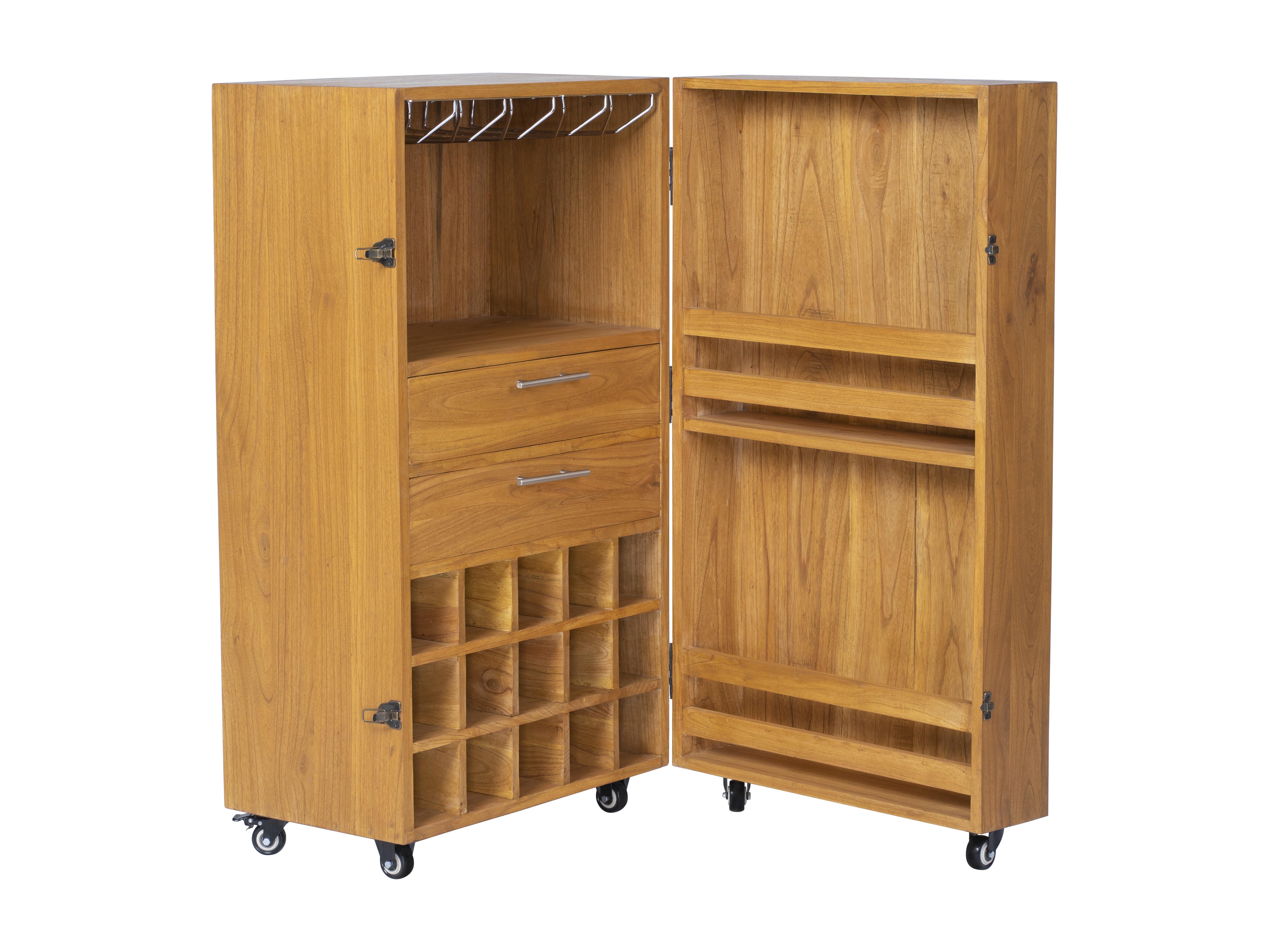 Botellero para Copas 60 x 111 Marrón