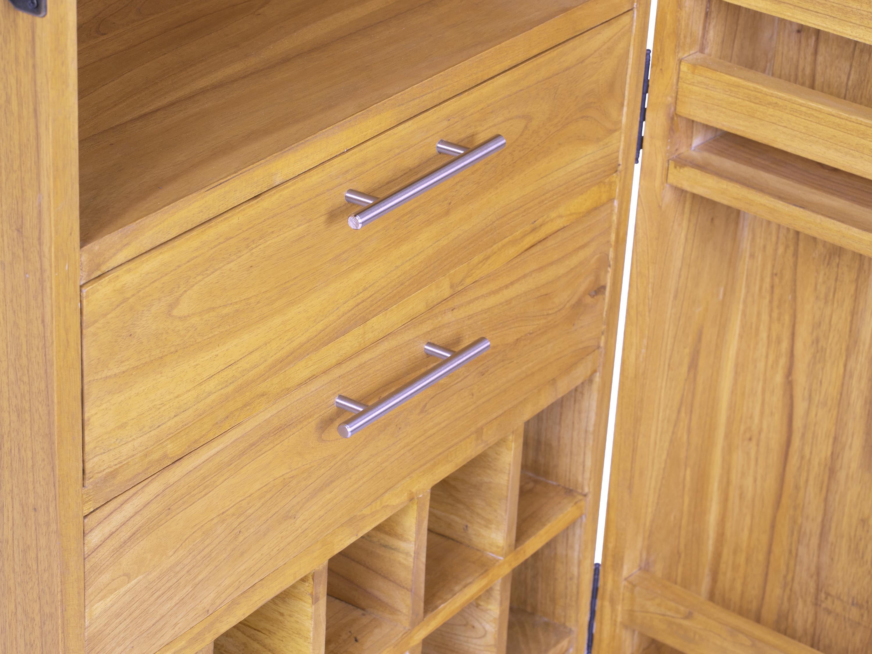 Botellero para Copas 60 x 111 Marrón