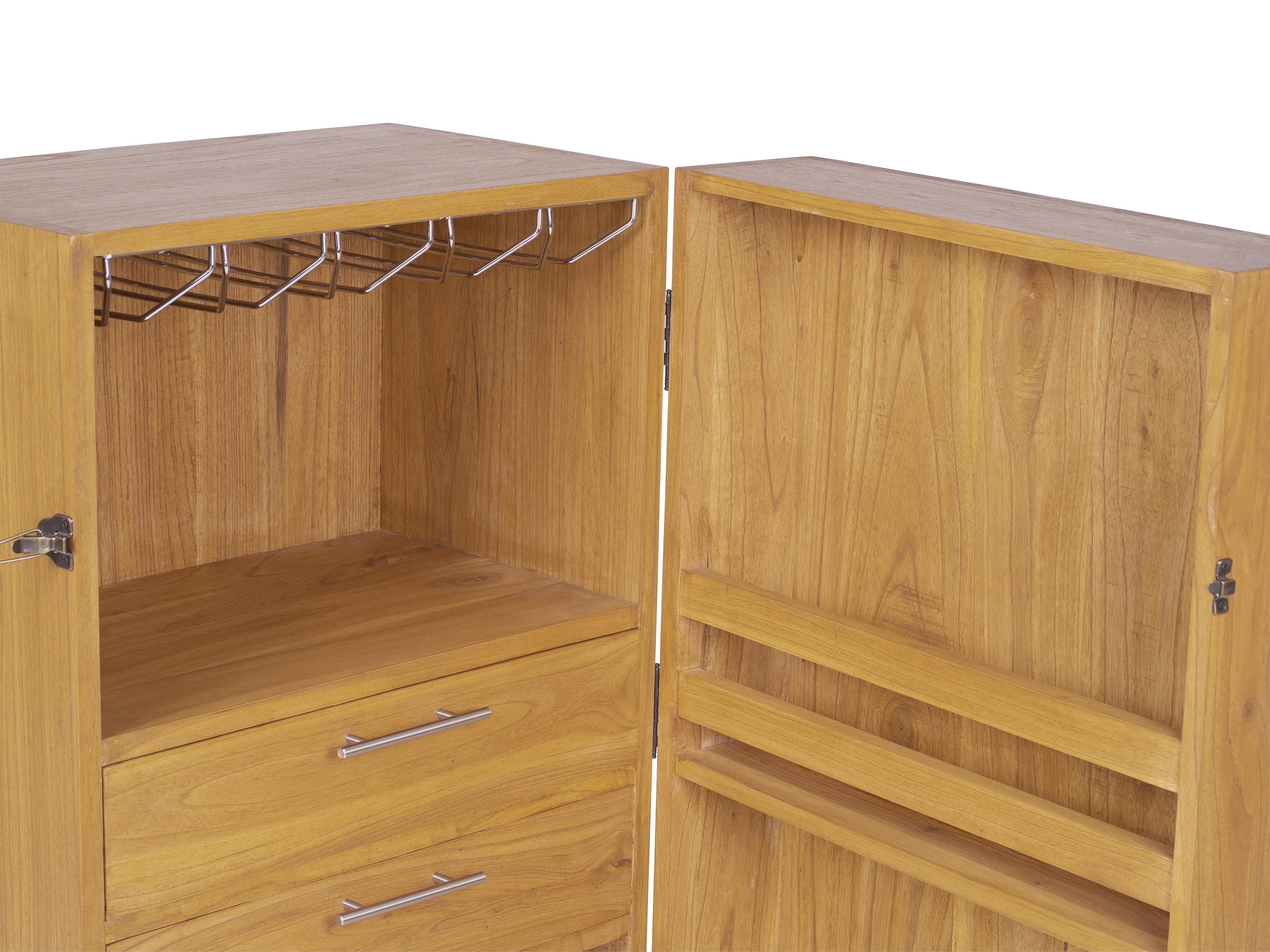 Botellero para Copas 60 x 111 Marrón