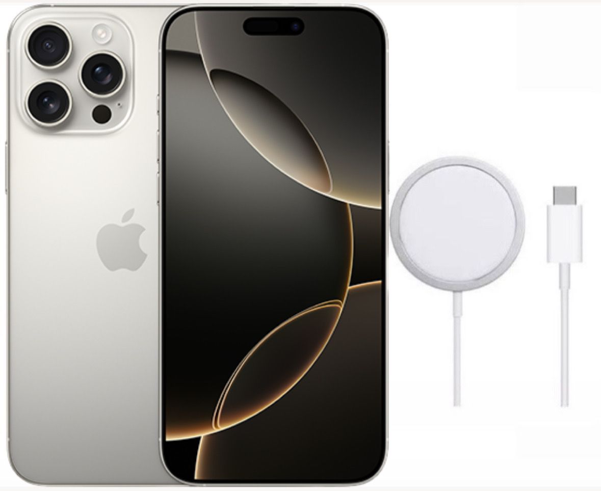 Apple iPhone 16 Pro Max Natural Titanium 256GB Nuevo Selladocon bandeja para SIM  más  Cargador Magnético 