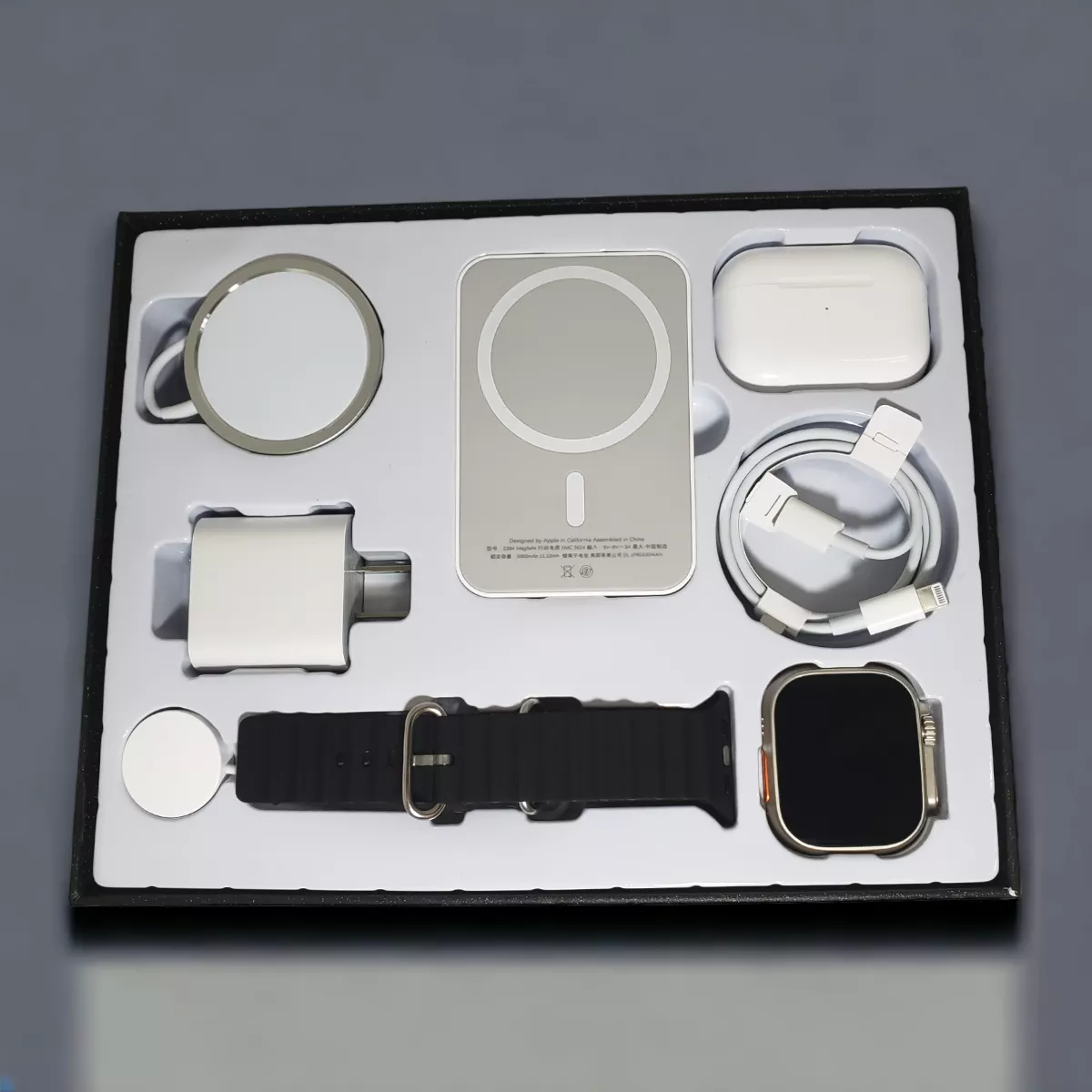 Kit 6 En 1 Mxpro Smartwatch Más Accesorios Naranja