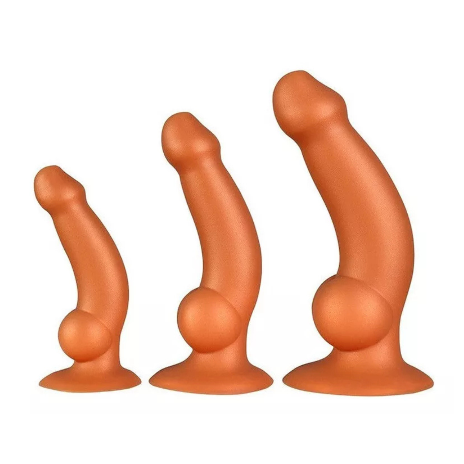 Consolador Anal con 20 cm Silicona Suave y Venas Realistas — Dildo  para Hombres y Mujeres