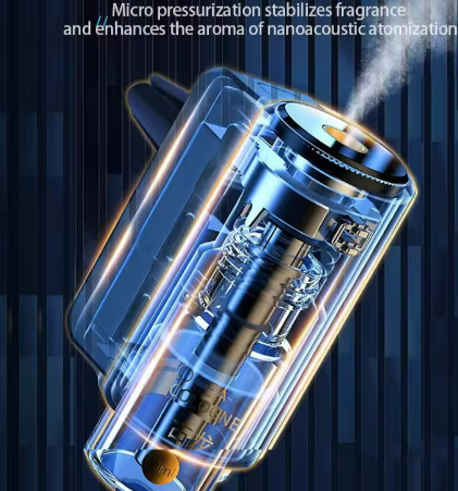 Difusor de Aromaterapia para Coche Inteligente | Ambientador con 3 Humidificadores Ajustables y Difusor de Aceites Esenciales