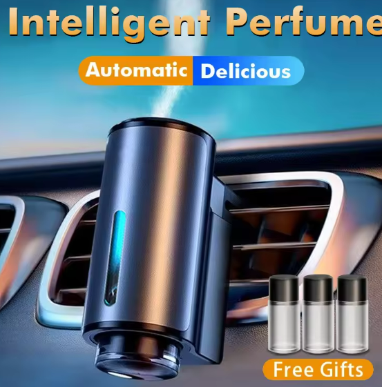 Difusor de Aromaterapia para Coche Inteligente | Ambientador con 3 Humidificadores Ajustables y Difusor de Aceites Esenciales