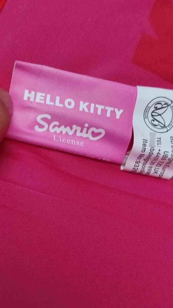 Paraguas Hello Kitty Sanrio Sombrilla Face Hello Kitty