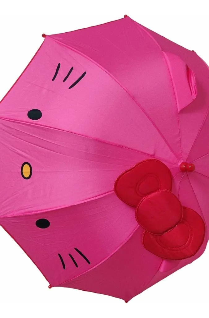 Paraguas Hello Kitty Sanrio Sombrilla Face Hello Kitty