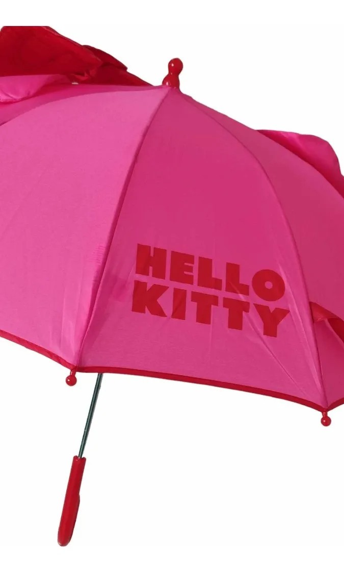 Paraguas Hello Kitty Sanrio Sombrilla Face Hello Kitty