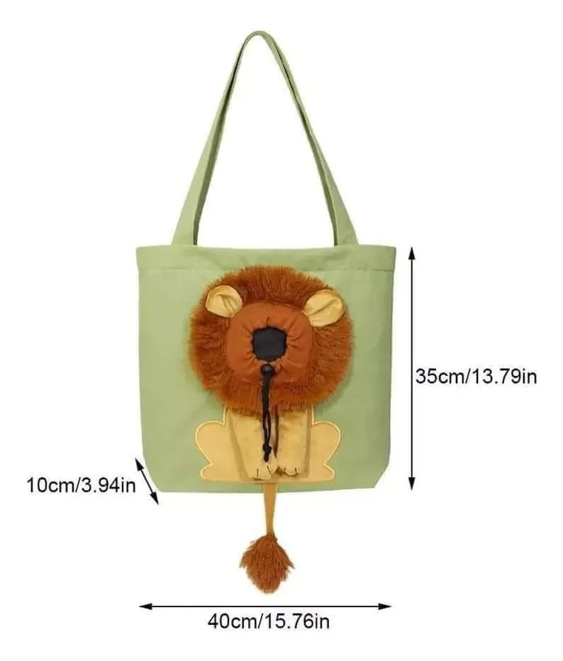 Bolsas Transportadoras De Mascotas Pequeñas Con Dibujo De Leon