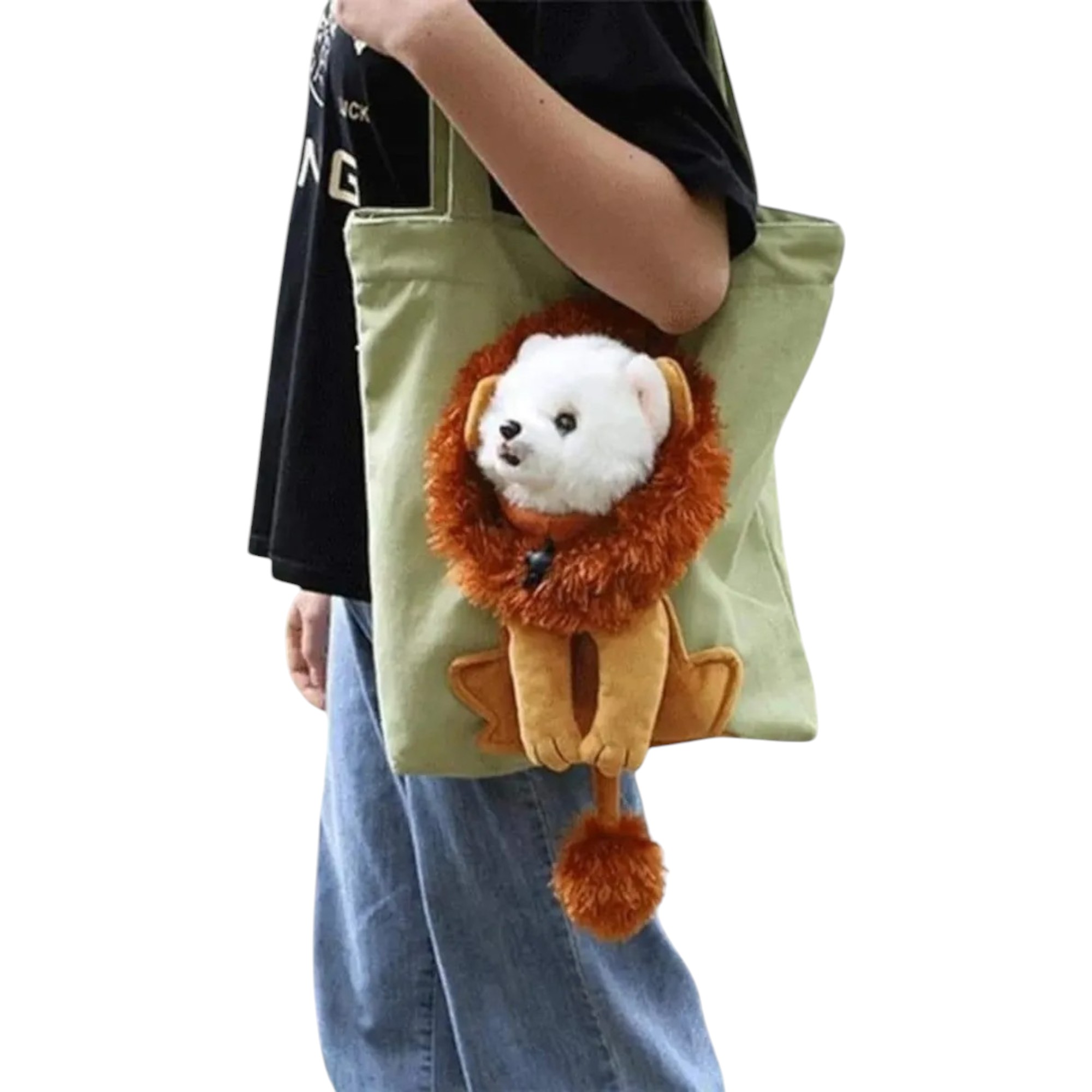 Bolsas Transportadoras De Mascotas Pequeñas Con Dibujo De Leon