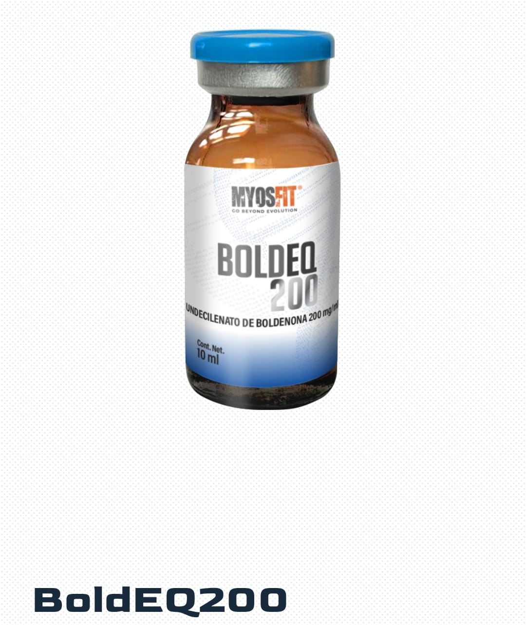 BOLDEQ200 - Boldenona - Inyectable - 200mg/ml 10ml - Myosfit - Volumen limpio y vascularización extrema con ganancia sostenida