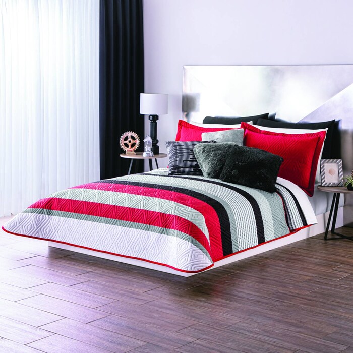 EDREDON NEO BRUSS BIES ROJO KS/XL                        