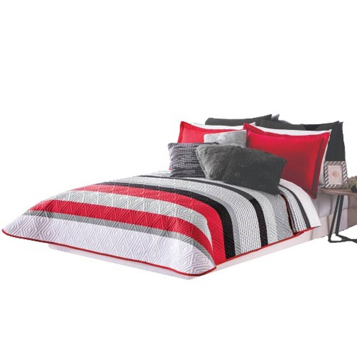 EDREDON NEO BRUSS BIES ROJO KS/XL                        