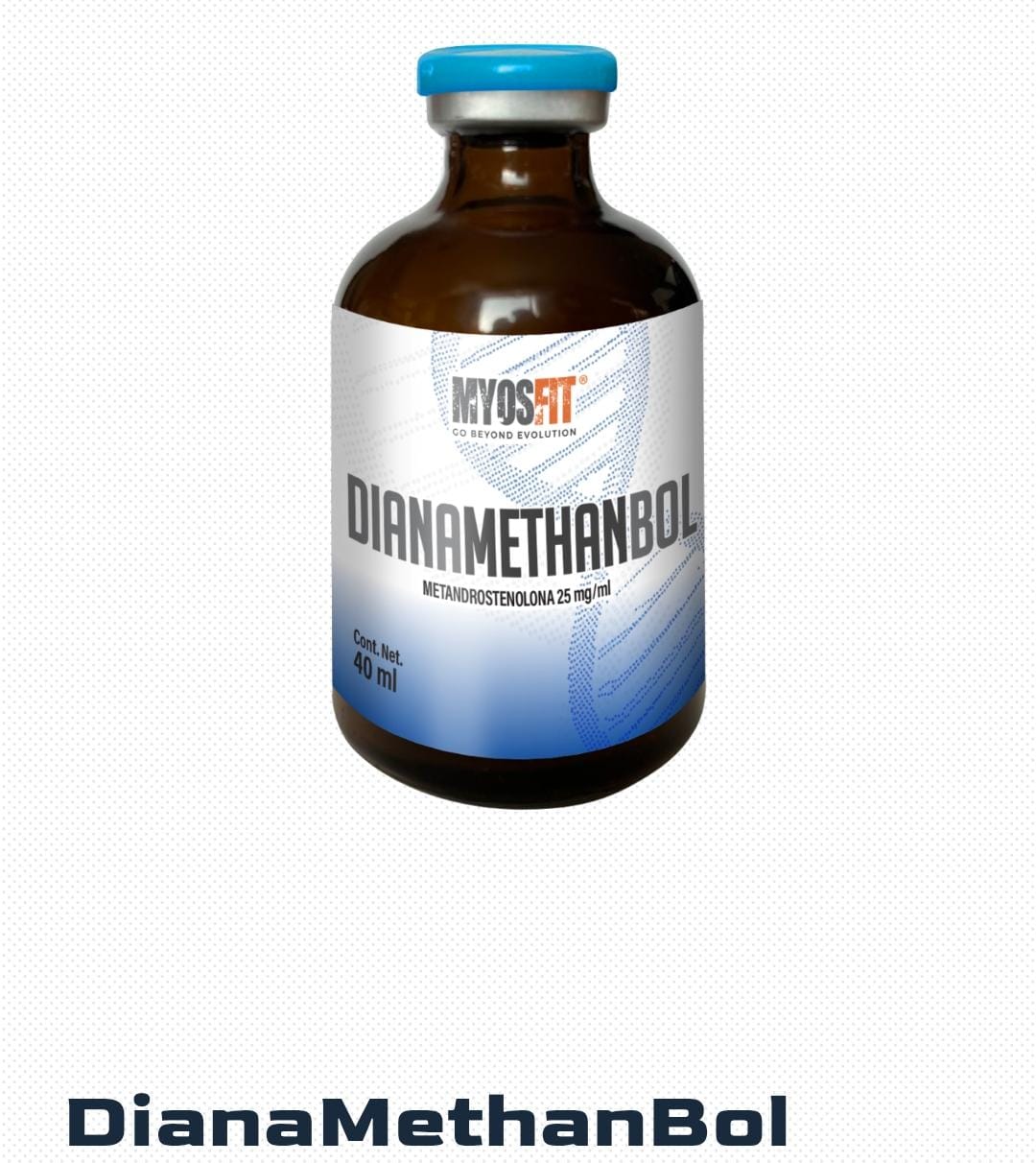 DIANAMETHANBOL - Metandrostenolona - Inyectable - 25mg/ml 40ml - Myosfit - Volumen explosivo, fuerza brutal y resultados acelerados