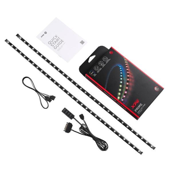 XPG TIRA DE LED ARGB XPG PRIME (2 TIRAS DE 60CM) (ARGBSTRIP-BKCWW)