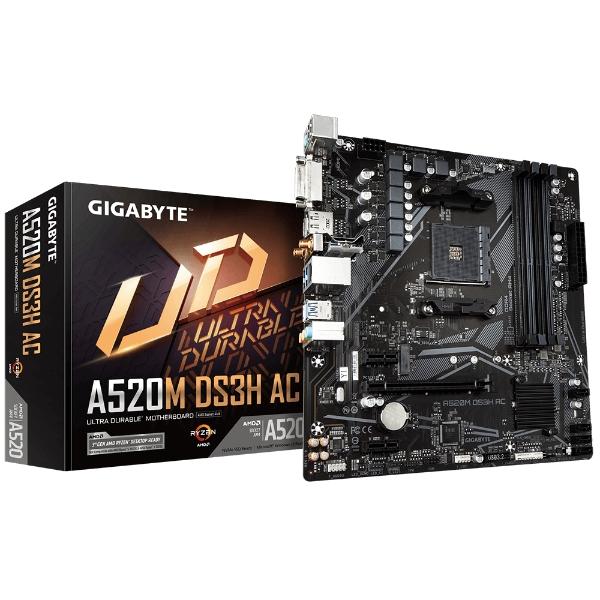 Gigabyte Motherboard GIGABYTE A520M DS3H AC