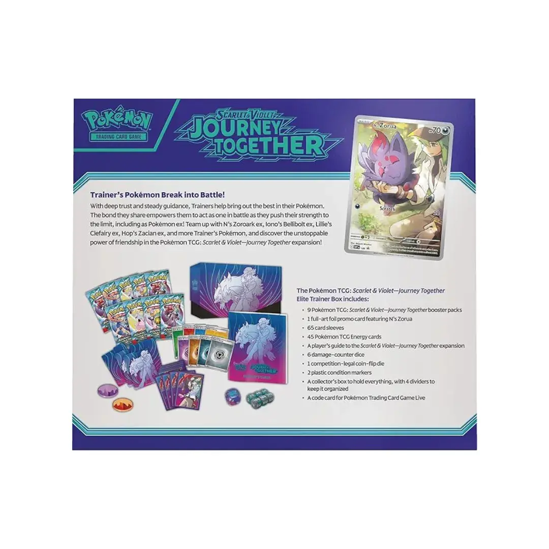 POKEMON TCG - JOURNEY TOGETHER ELITE TRAINER BOX EN INGLES