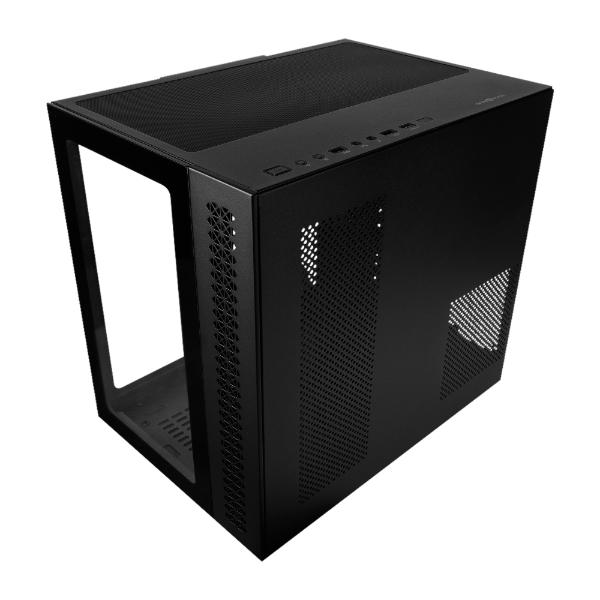 Game Factor GABINETE GAME FACTOR ATX FISHTANK DOBLE CRISTAL USB 3.0 S/FTE NEGRO CSG700-BK