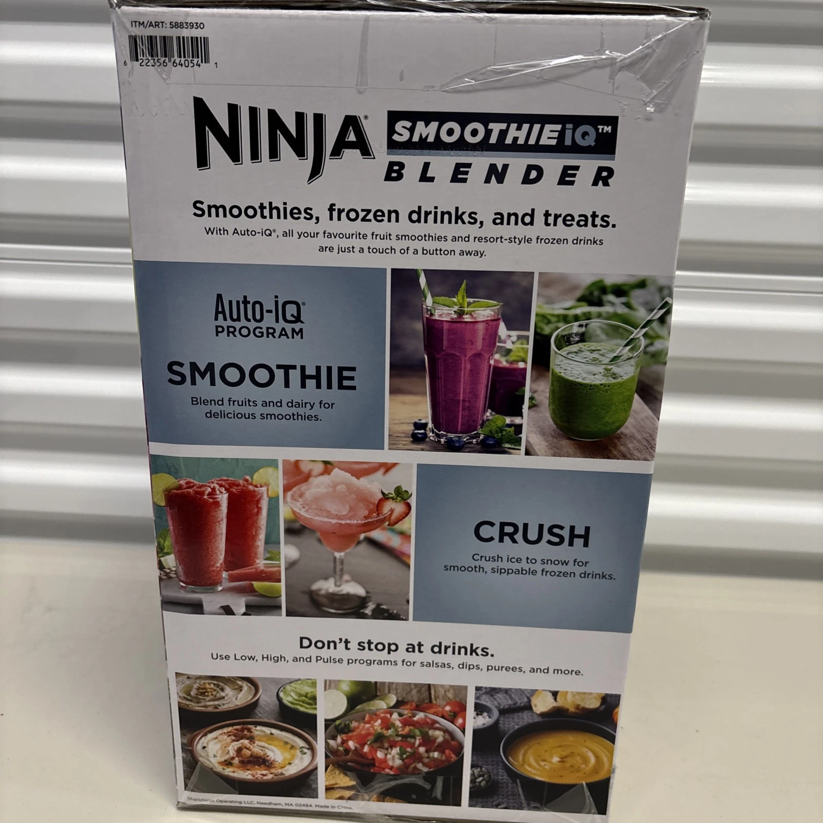 Licuadora Ninja Smoothie IQ Blender 72oz 1200w Co750b 