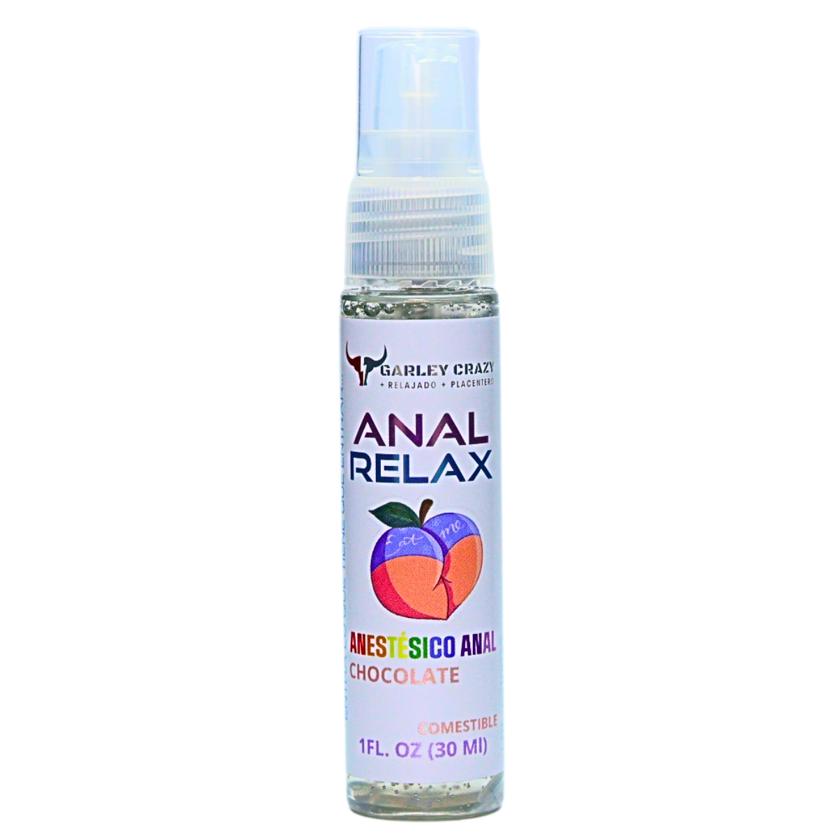Garley Crazy Anal Relax Lubricante Desensibilizador 1fl.oz/30ml Relajante Anal FRAMBUESA 