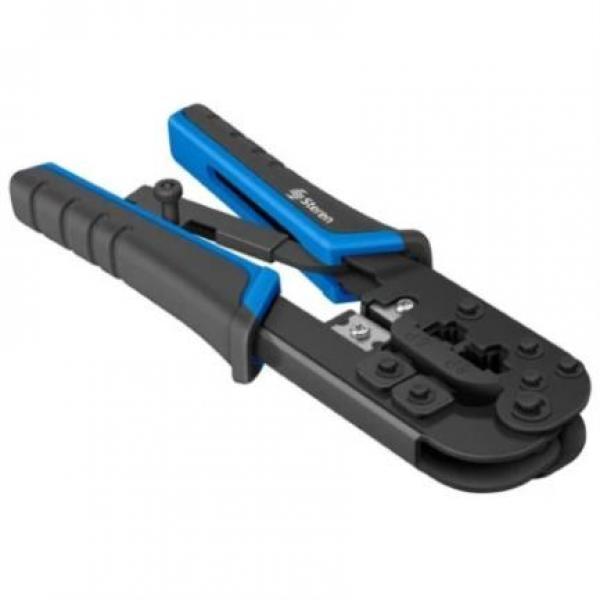Steren Pinza Profesional Steren Ponchadora Plug RJ11/RJ12/RJ45