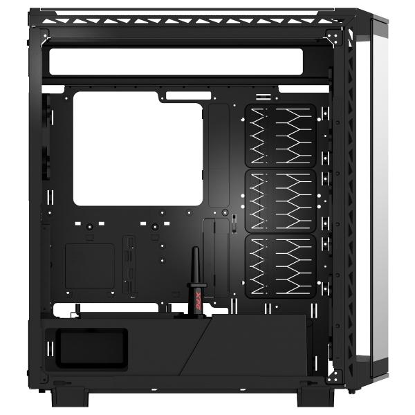 XPG GABINETE XPG BATTLECRUISER MID-T BLACK 4 FAN (BATTLECRUISERIIST-BKCWW)