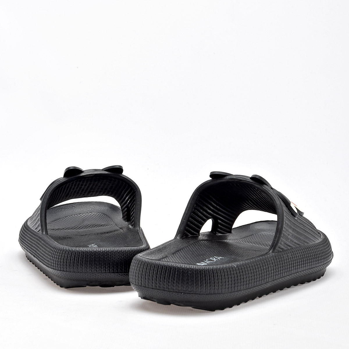 SANDALIA NIÑA MORAMORA YALITZA NEGRO MULTICOLOR 