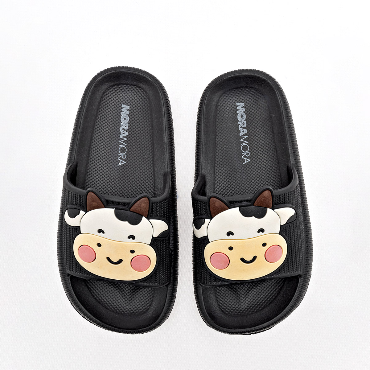 SANDALIA NIÑA MORAMORA YALITZA NEGRO MULTICOLOR 