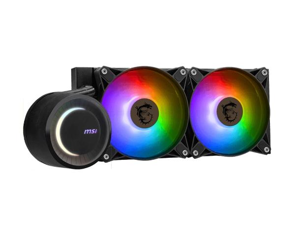 VENTILADOR P/CPU MSI (MAG CORELIQUID E240) ARGB, ENFRIAMIENTO LIQUIDO, 2 FAN, 240MM, NEGRO