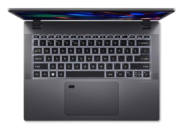 Acer LAPTOP ACER TRAVELMATE P2 TMP214-55-593F 14" CORE I5-1335U 512GB PCIe NVMe SSD RAM 8GB FINGERPRINT WINDOWS 11 PRO GRIS ACERO