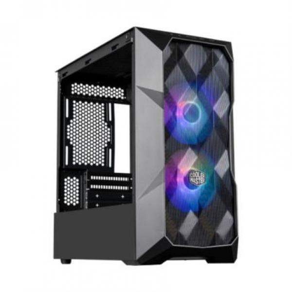 Cooler Master Gabinete Cooler Master TD300 MESH ARGB Mini Torre Mini ITX/Micro ATX 2xVentiladores Cristal Templado Color Negro