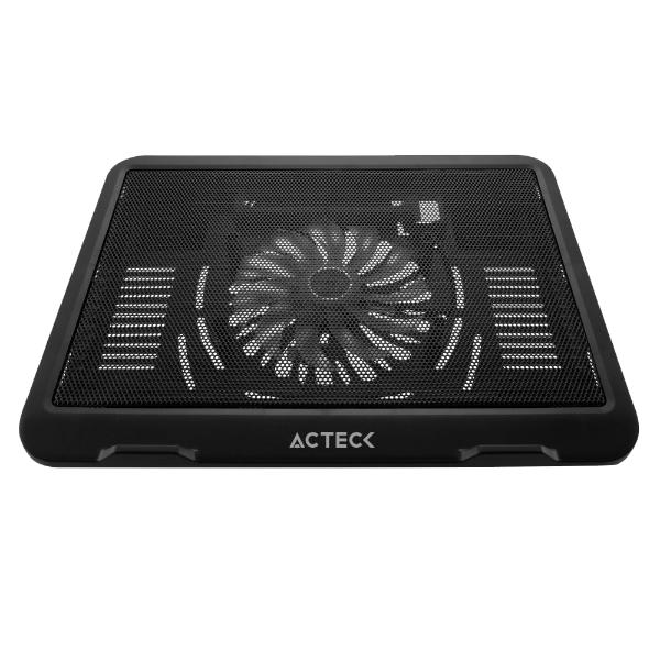 Acteck BASE ENFRIADORA ACTECK LAPTOP 15"/1 VENTILADOR/ NEGRO AC-929080