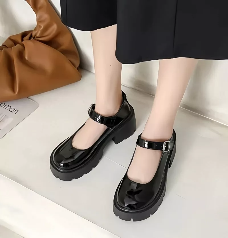 Zapatos De Plataforma Lolita Con Tacón Alto Para Mujer