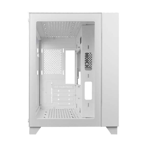 Game Factor GABINETE GAME FACTOR MATX FISHTANK DOBLE CRISTAL USB 3.0 S/FTE BLANCO CSG570-WH