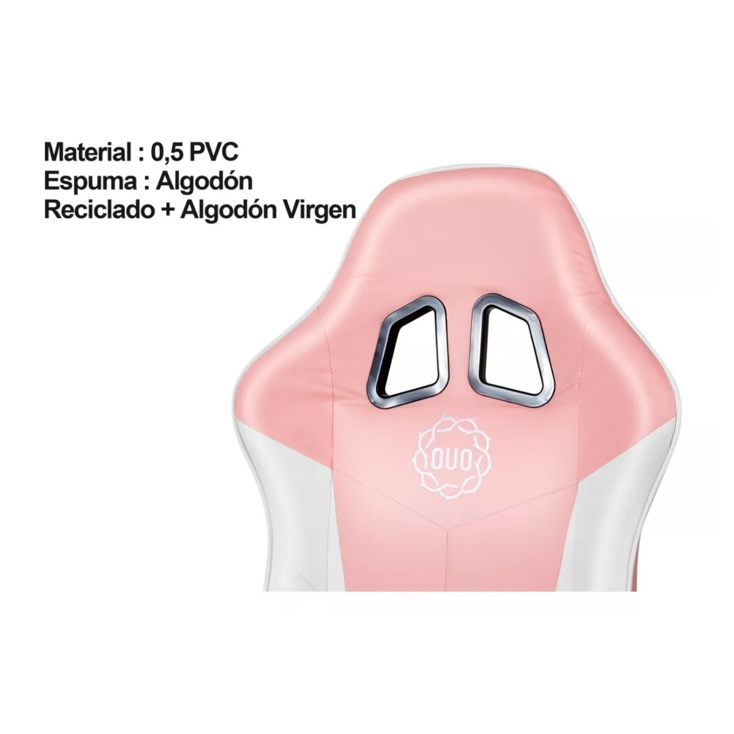 Silla Gamer Rosa Pro | Ergonómica, Reclinable y Elegante